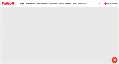 Desktop Screenshot of fujisoft.com